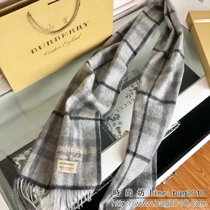 BURBERRY巴寶莉頂級情侶款時尚大牌 2018新款羊絨圍巾  LLWJ6835